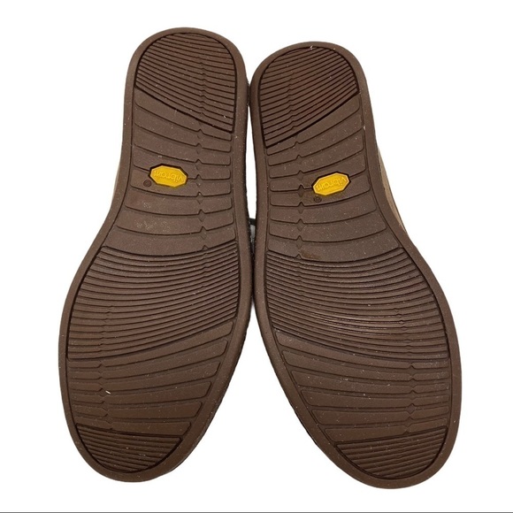 UGG Brown Suede Chukka Boots with Moccasin Stitching